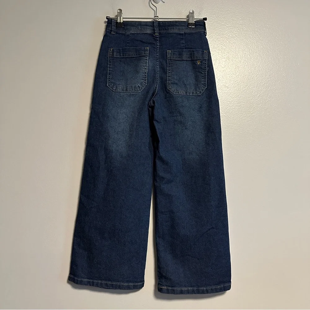 Jessica Simpson Dark Blue Olivia Wide Leg Jeans Girl’s Size 7 - Picture 5 of 8